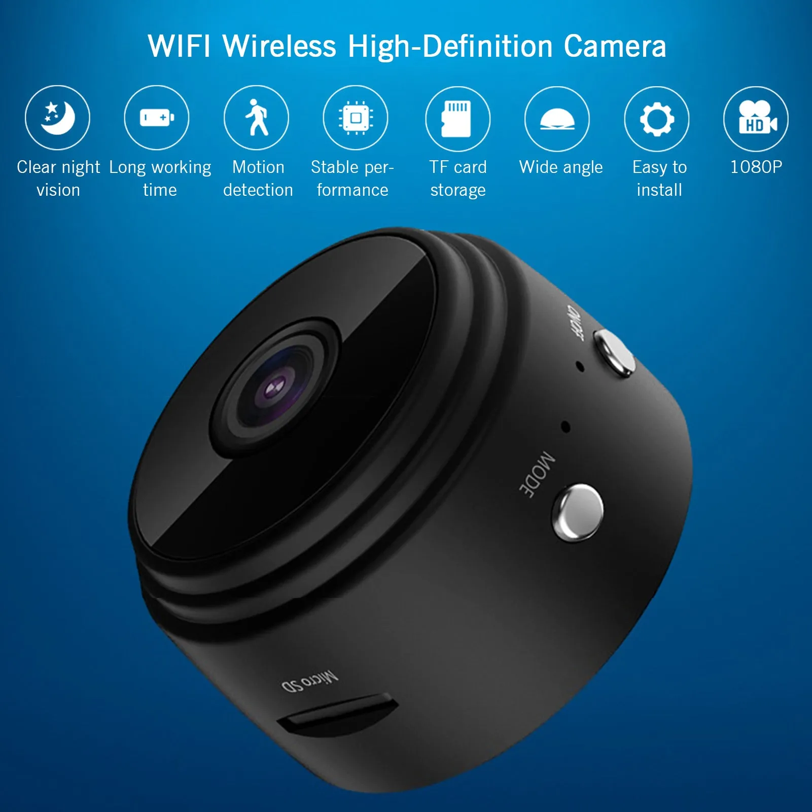 1080P High-Definition Mini Portable Camera