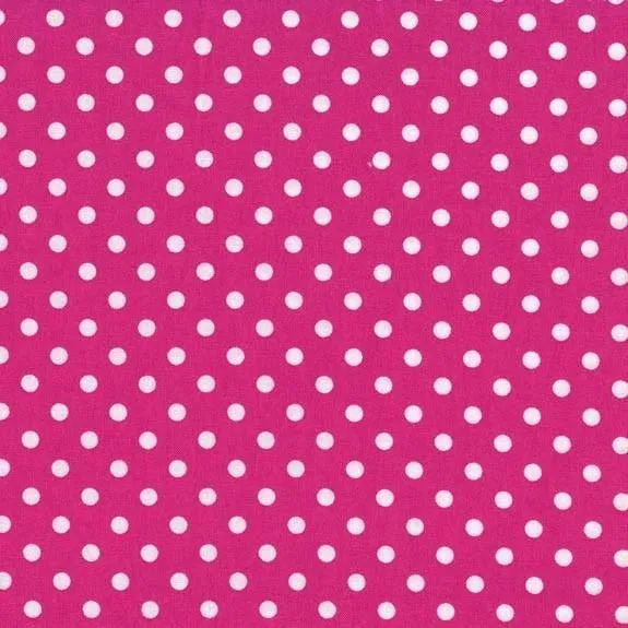 1/4 inch Polka Dot/Spot Poly Cotton Fabric By The Yard