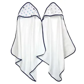 2-Pack Boys Sea Hooded Towels