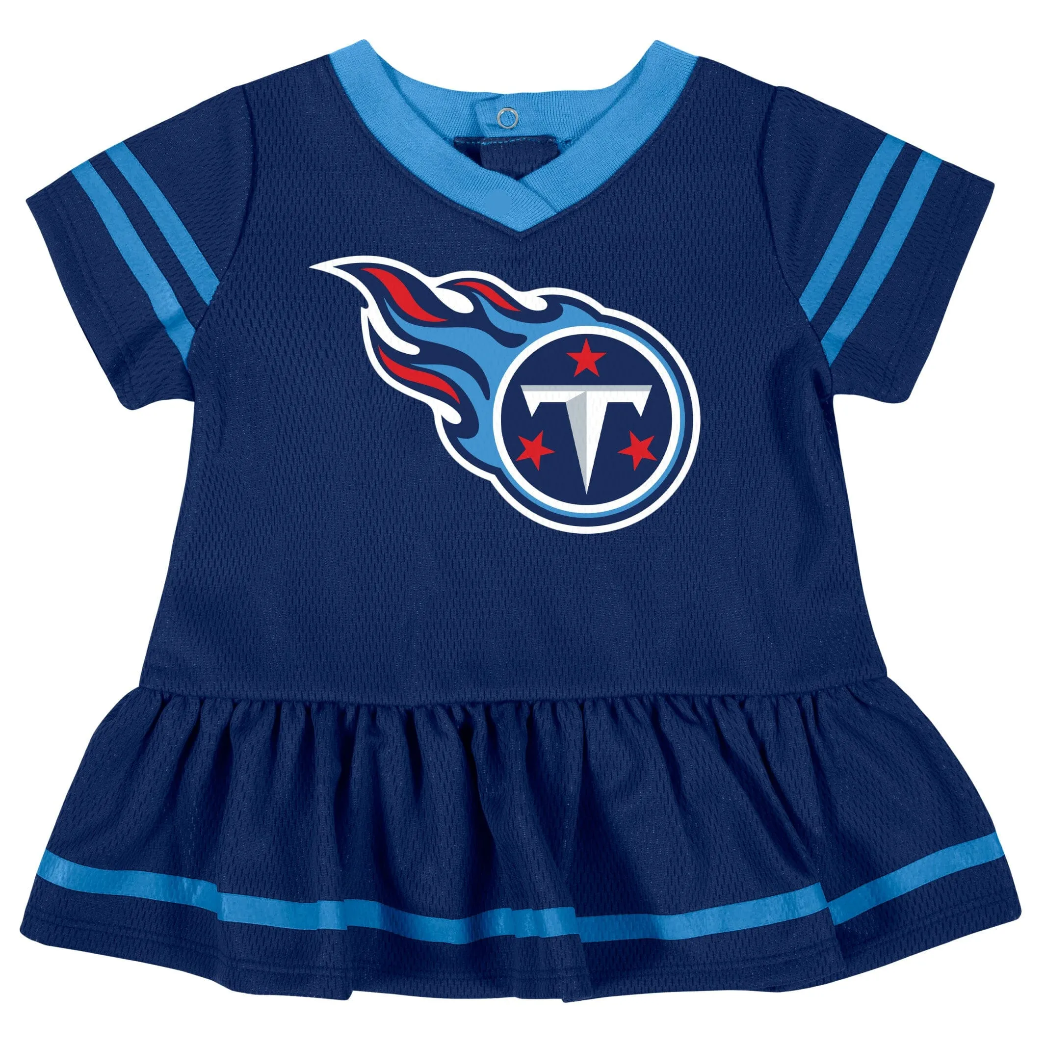 2-Piece Baby Girls Titans Dress & Diaper Cover Set