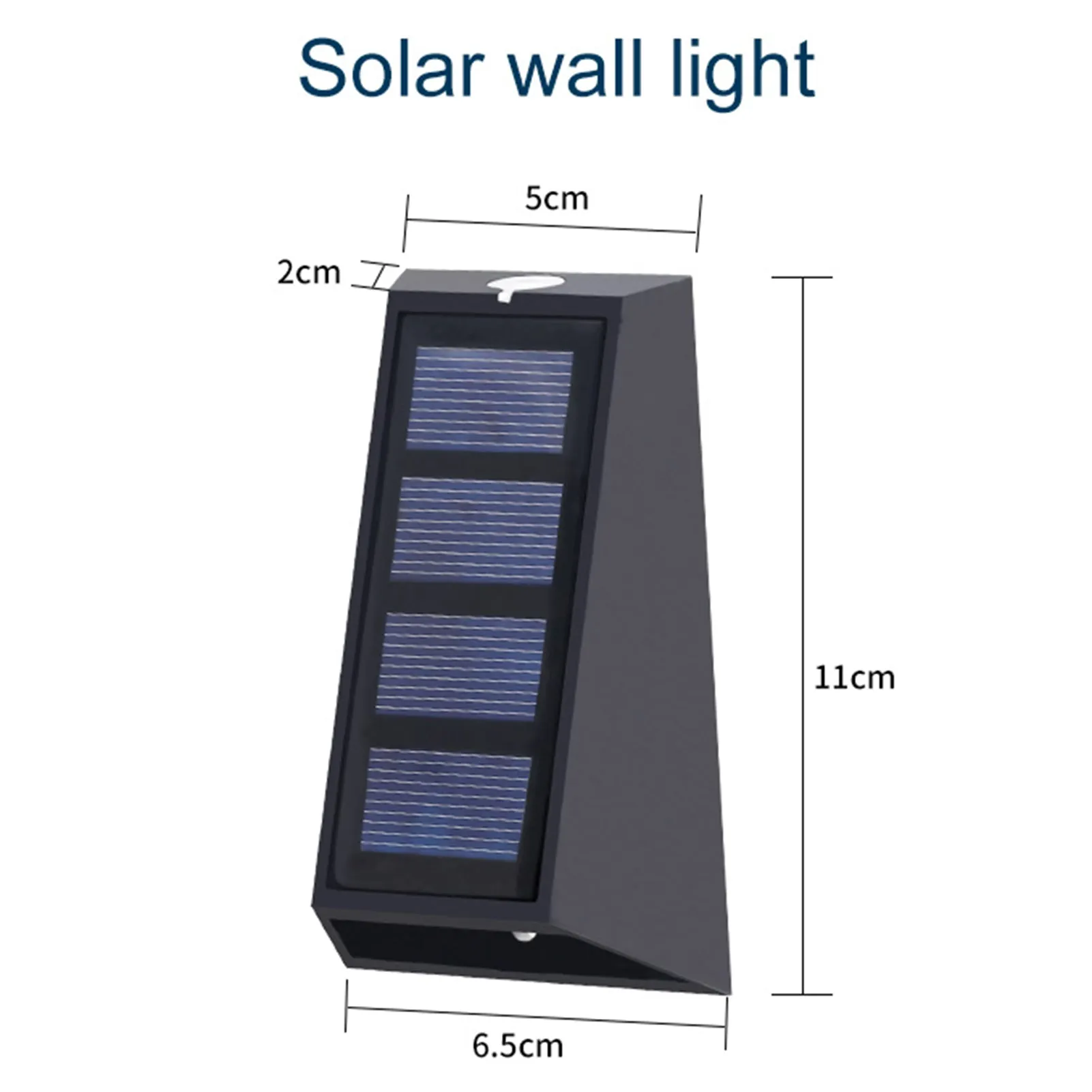 2 Piece Up and Down Solar Wall Lights