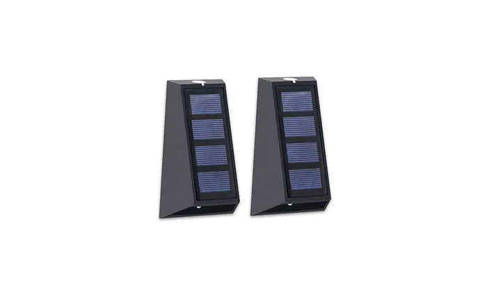 2 Piece Up and Down Solar Wall Lights