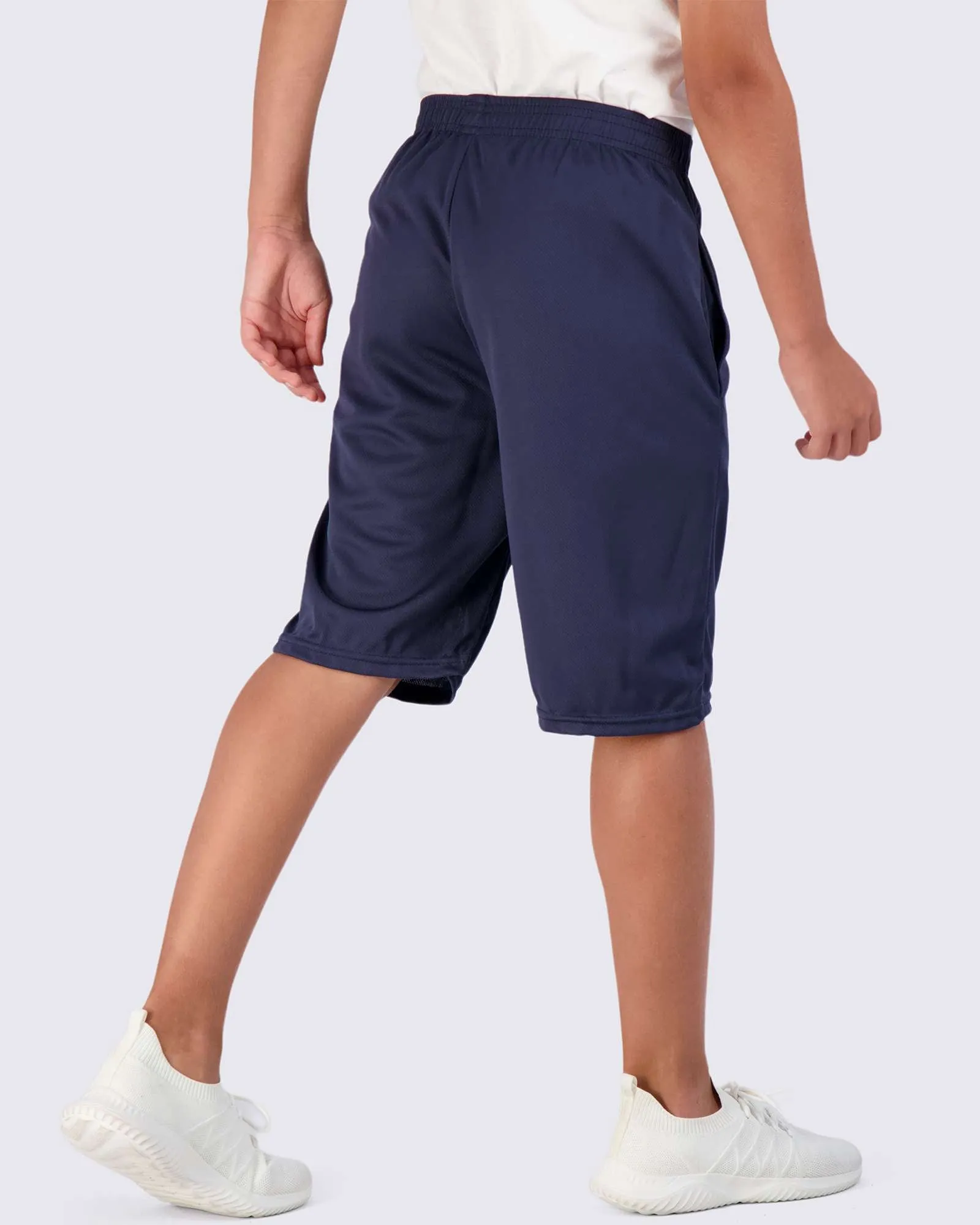 5 Pack: Boys Mesh Active Performance Shorts