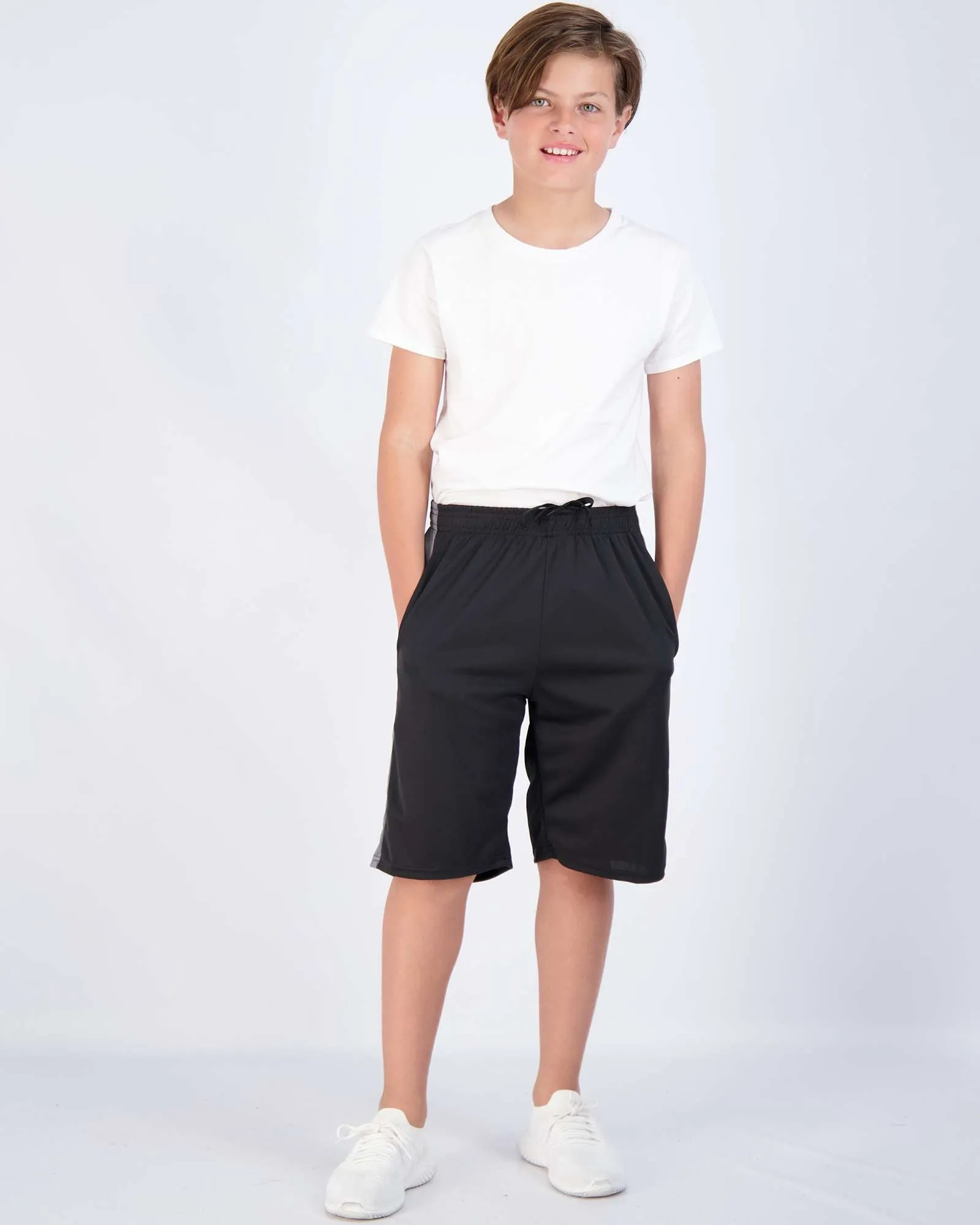 5 Pack: Boys Mesh Active Performance Shorts