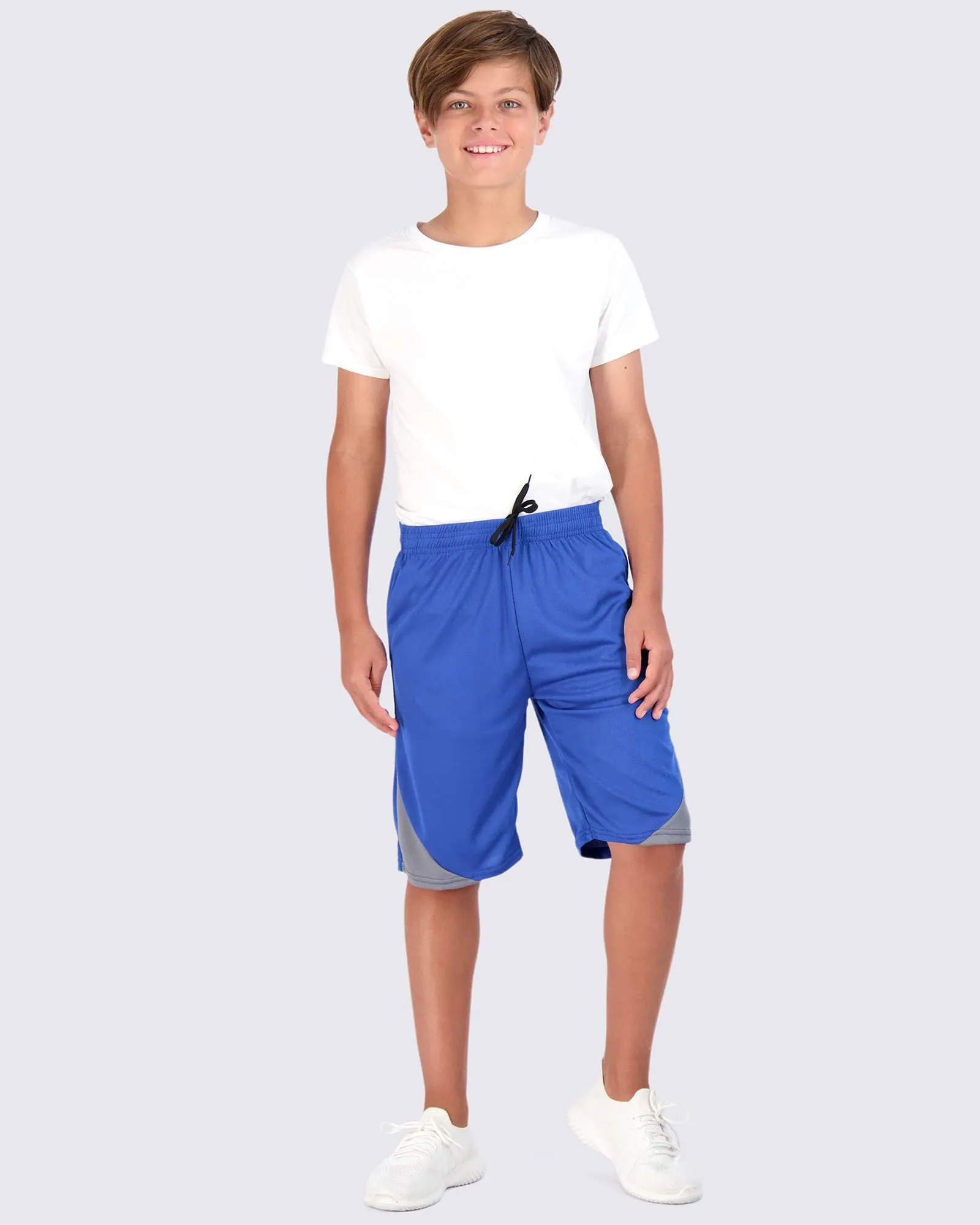 5 Pack: Boys Mesh Active Performance Shorts