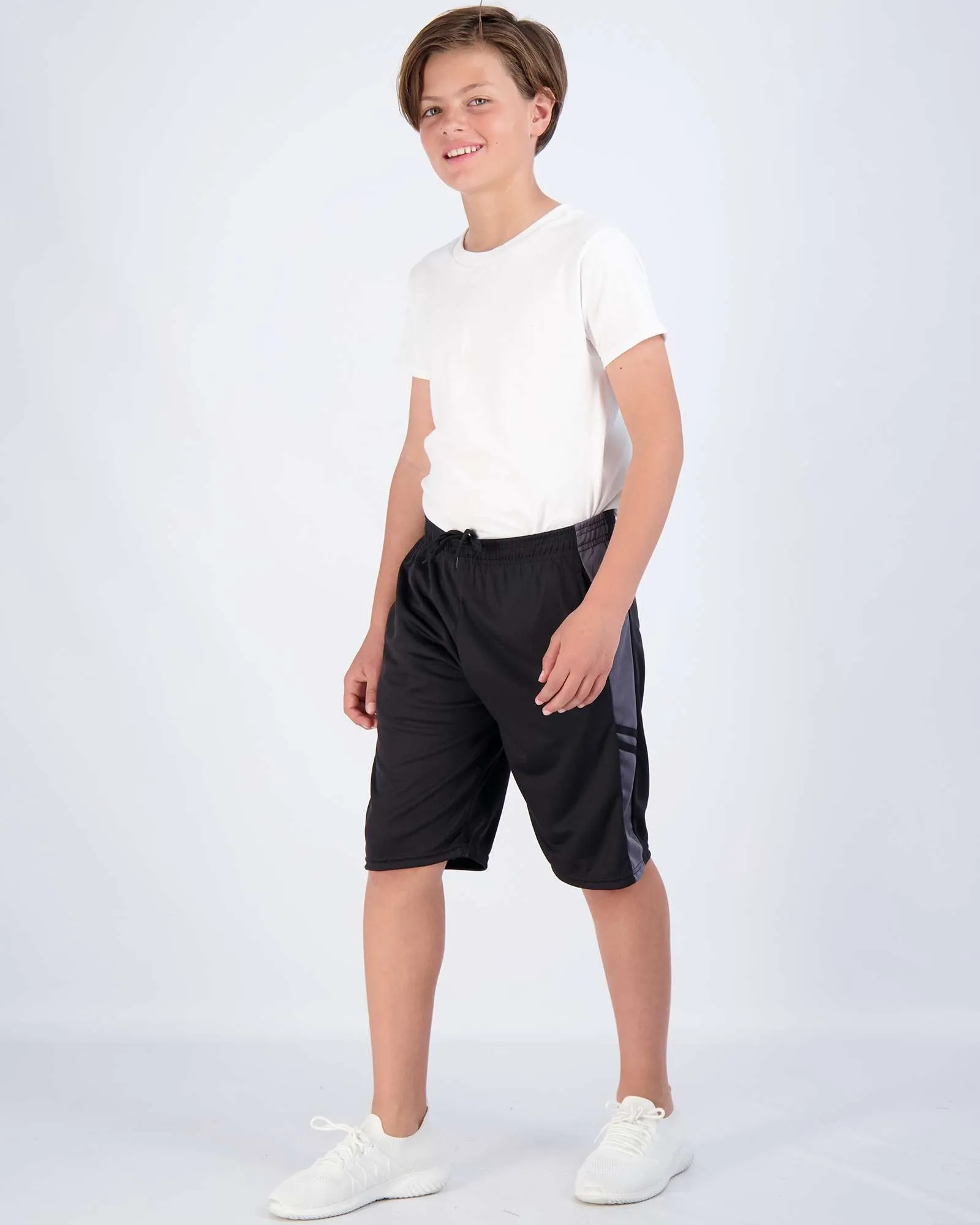 5 Pack: Boys Mesh Active Performance Shorts