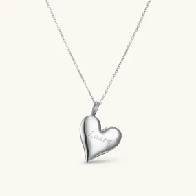 Amore Pendant Necklace in Silver