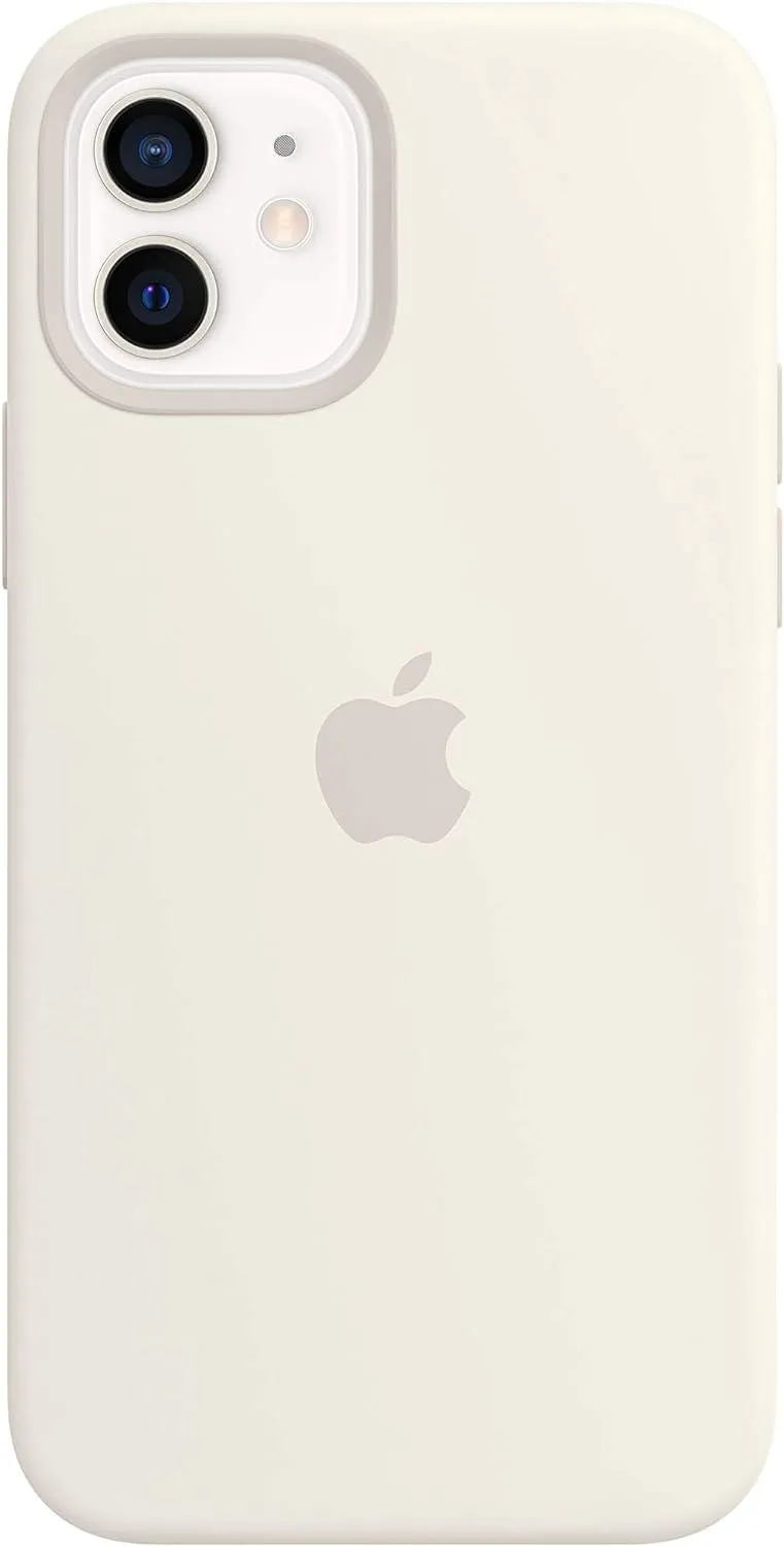 Apple Silicone Case with MagSafe for iphone 12/12 Pro 6.1" White - MHL53ZM/A