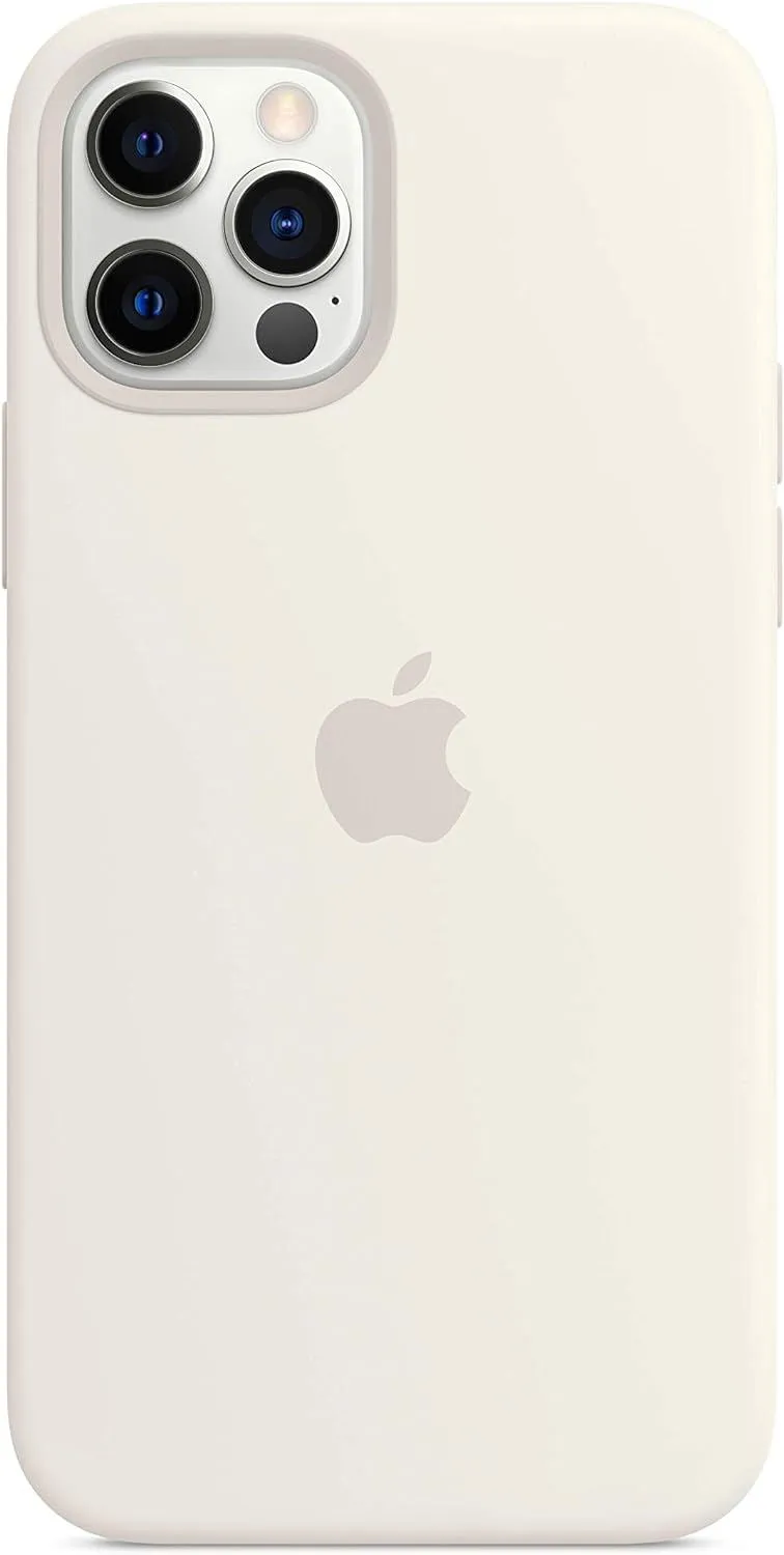 Apple Silicone Case with MagSafe for iphone 12/12 Pro 6.1" White - MHL53ZM/A