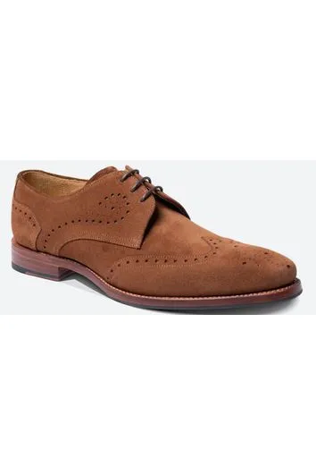 Barker George in Brown old snuff suede