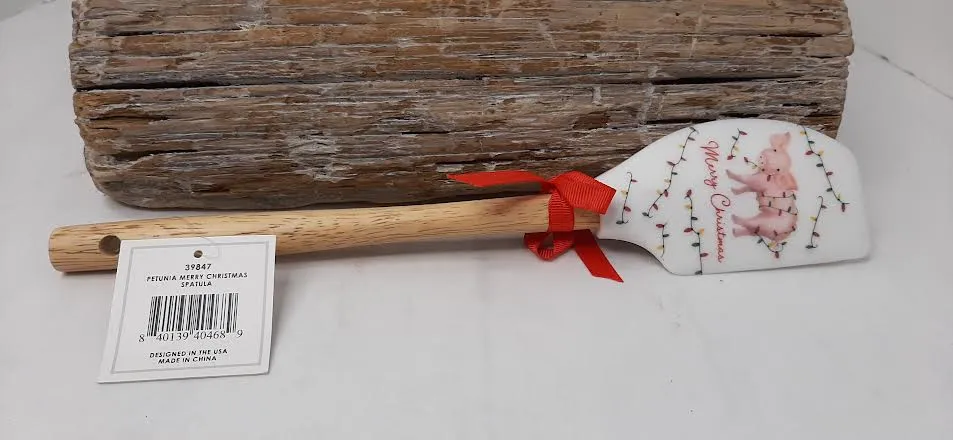 Bay Pig-Petunia Merry Christmas-Christas Spatula