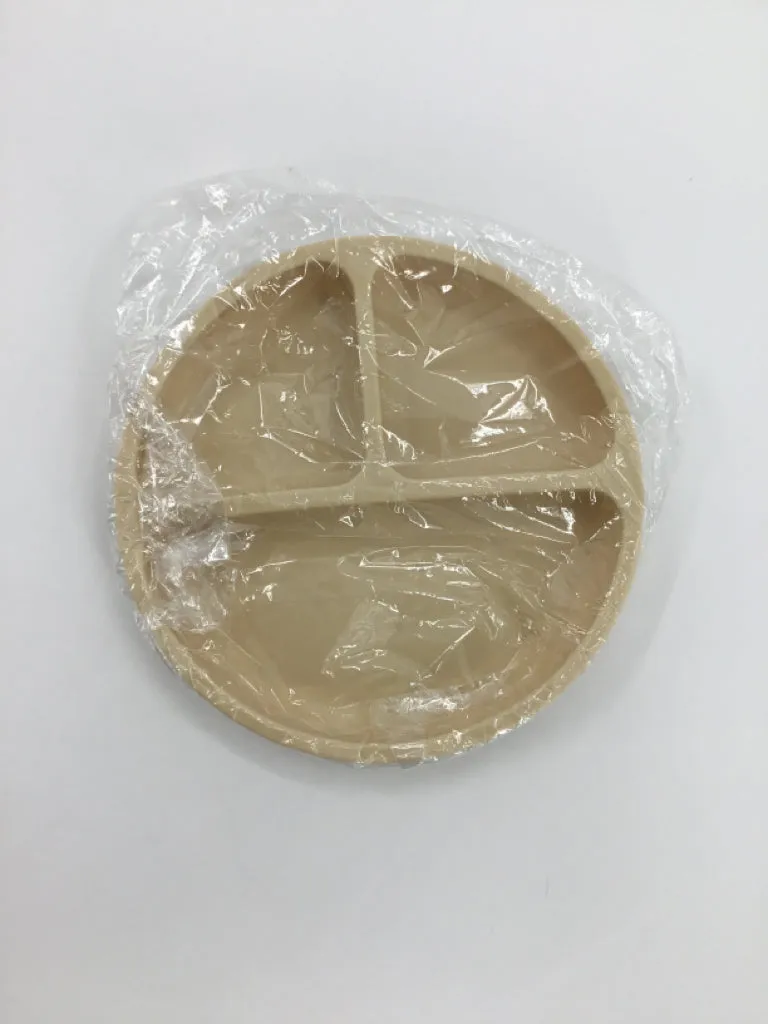 Beige Silicone Suction Plate