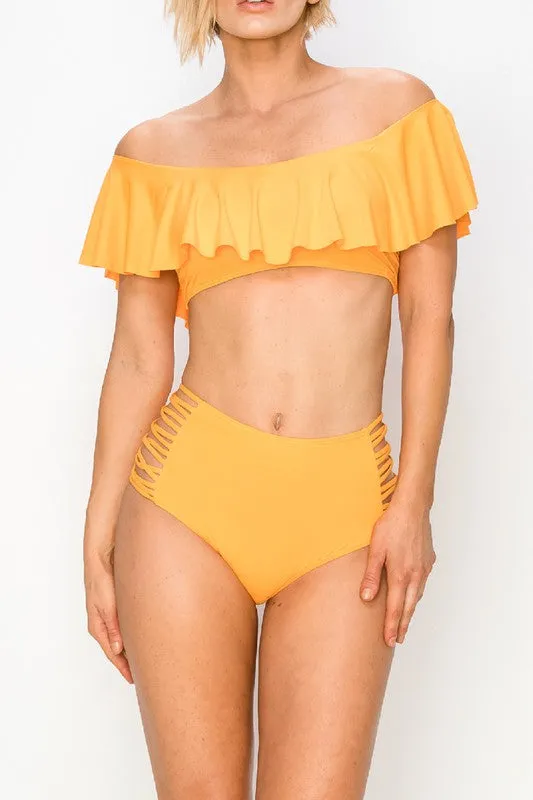 Belle Off The Shoulder Bikini Set