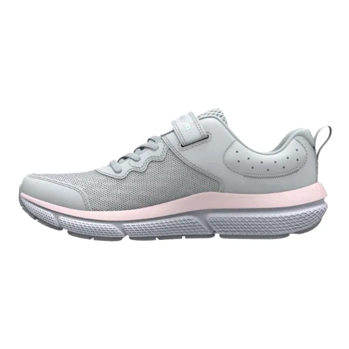 Big Girl Under Armour Assert 10 AC Wide in Halo Gray/Pink Sugar/Iridescent