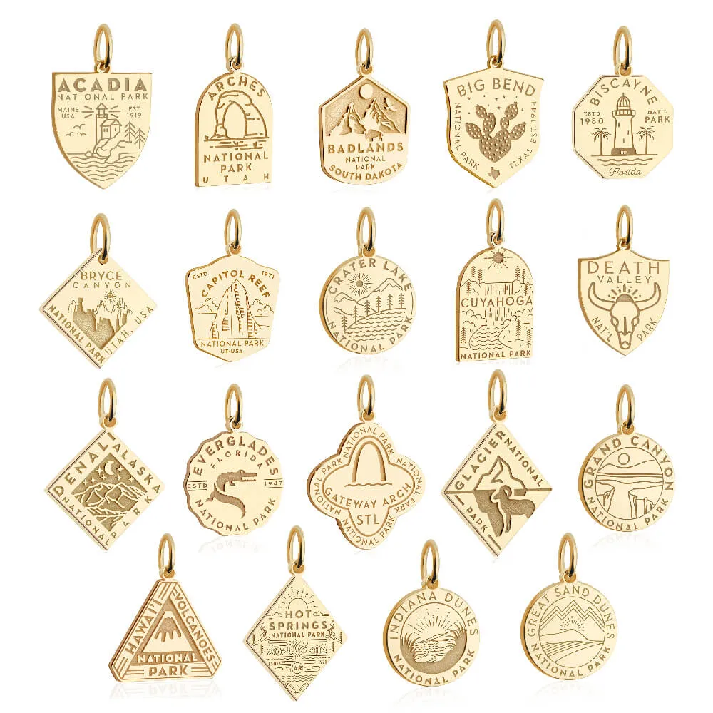 Biscayne National Park Charm, Gold