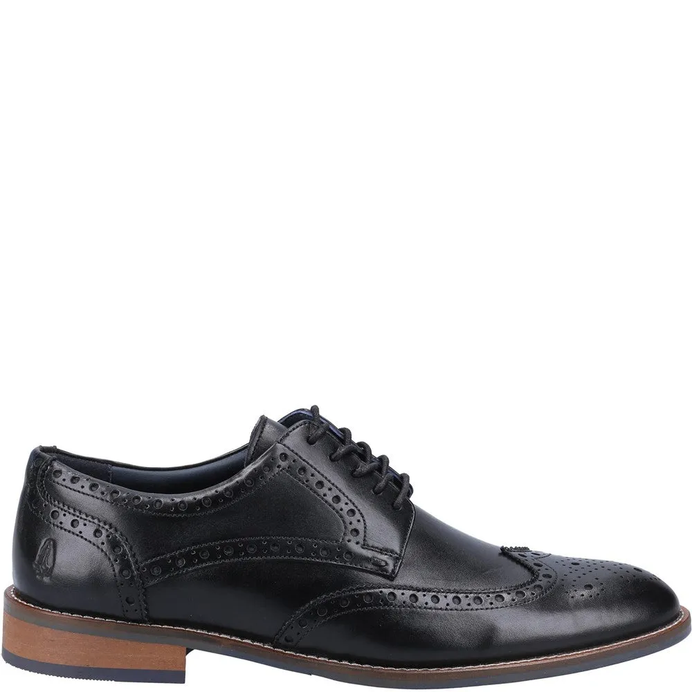 Black Dustin Brogue Shoes