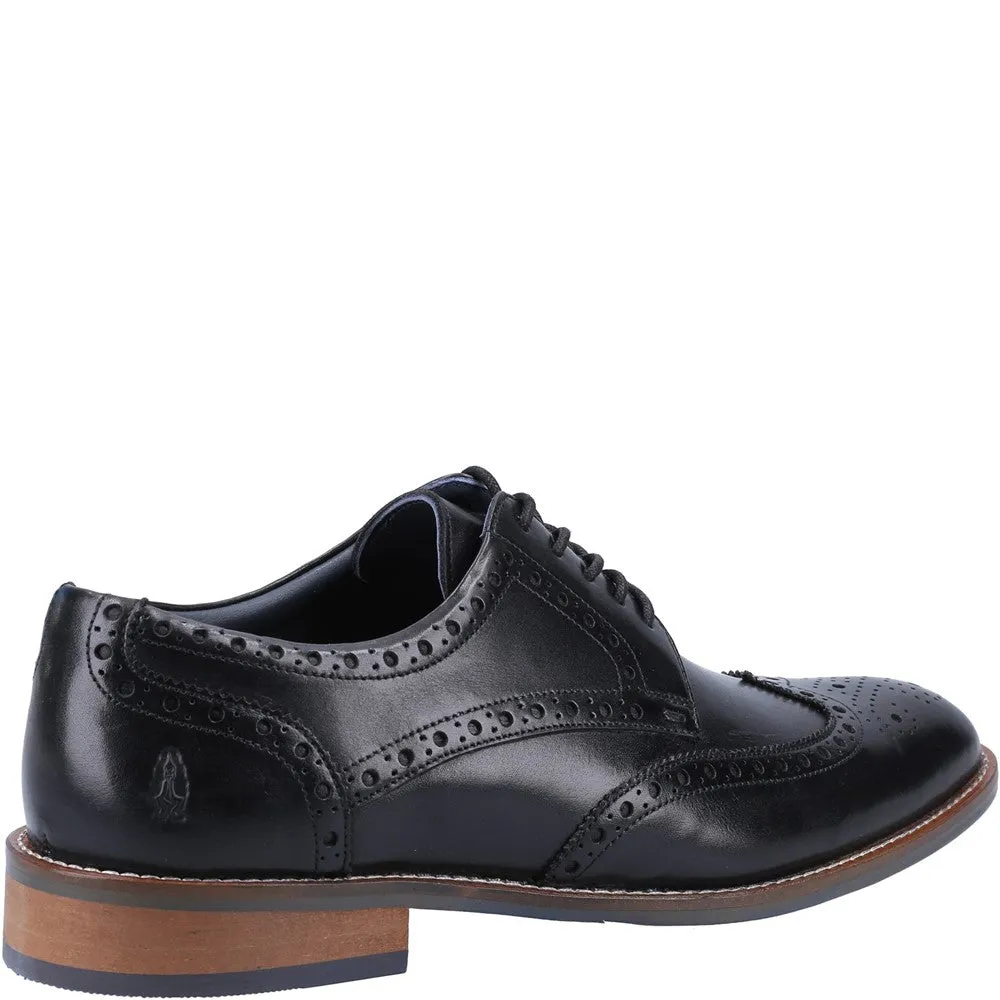 Black Dustin Brogue Shoes