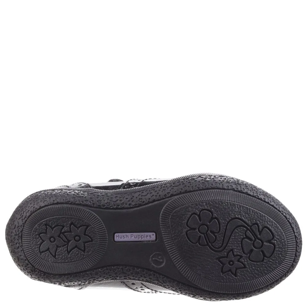 Black Patent Rina Patent Infant School Shoes