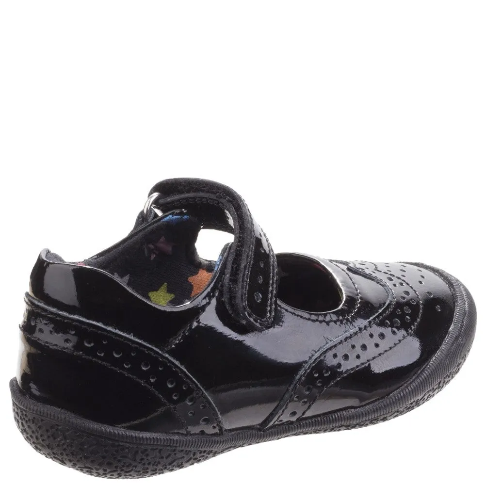 Black Patent Rina Patent Infant School Shoes