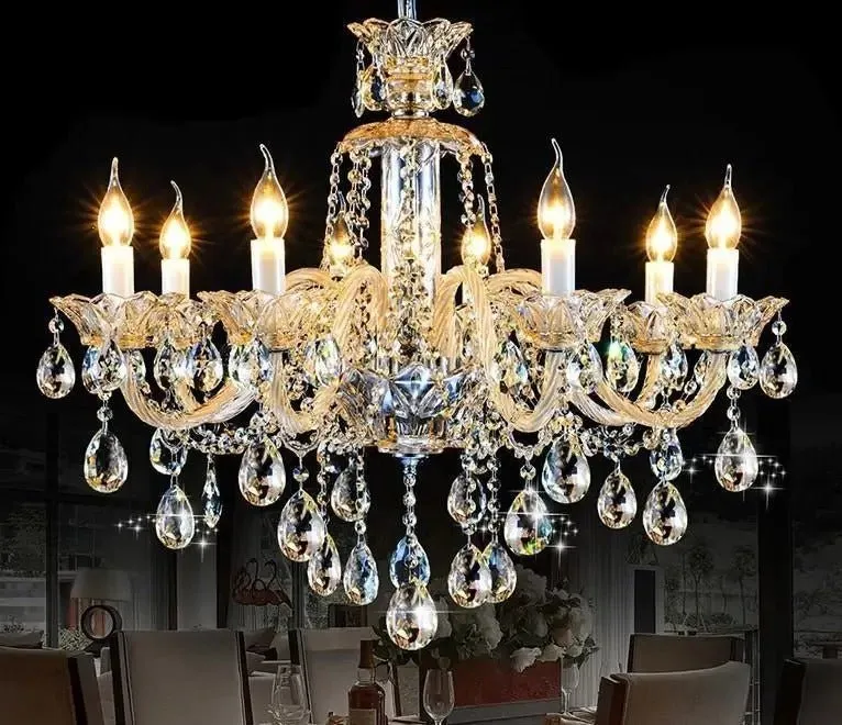 Brigitte Chandelier - Champagne Silver