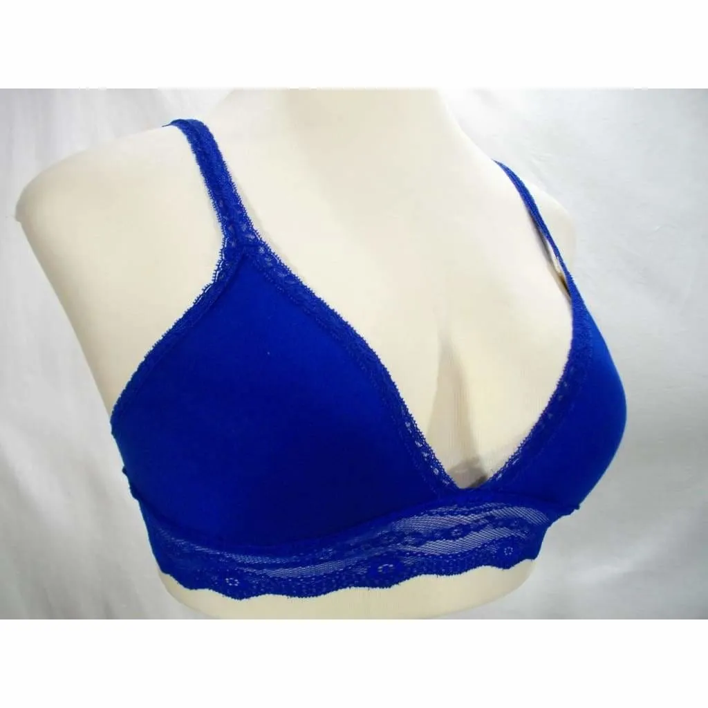 b.tempt'd by Wacoal 935182 b.adorable Wire Free Bralette SMALL Blue NWT