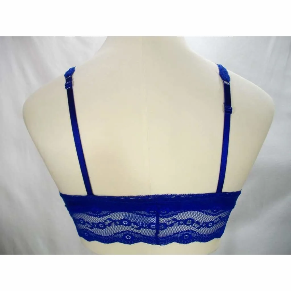 b.tempt'd by Wacoal 935182 b.adorable Wire Free Bralette SMALL Blue NWT