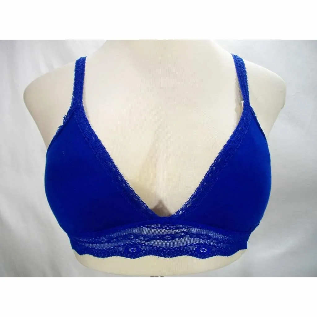 b.tempt'd by Wacoal 935182 b.adorable Wire Free Bralette SMALL Blue NWT