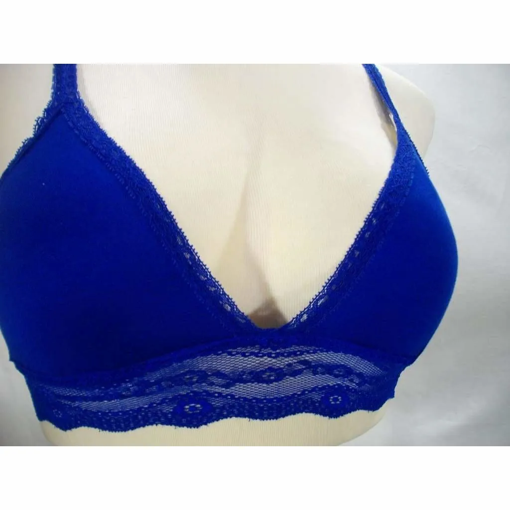 b.tempt'd by Wacoal 935182 b.adorable Wire Free Bralette SMALL Blue NWT