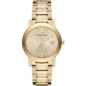 Burberry BU9033 The City Yellow Gold 38mm Watch