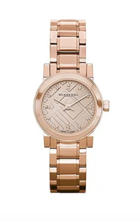 Burberry BU9215 Ladies The City Diamonds Rose Gold 26mm Watch