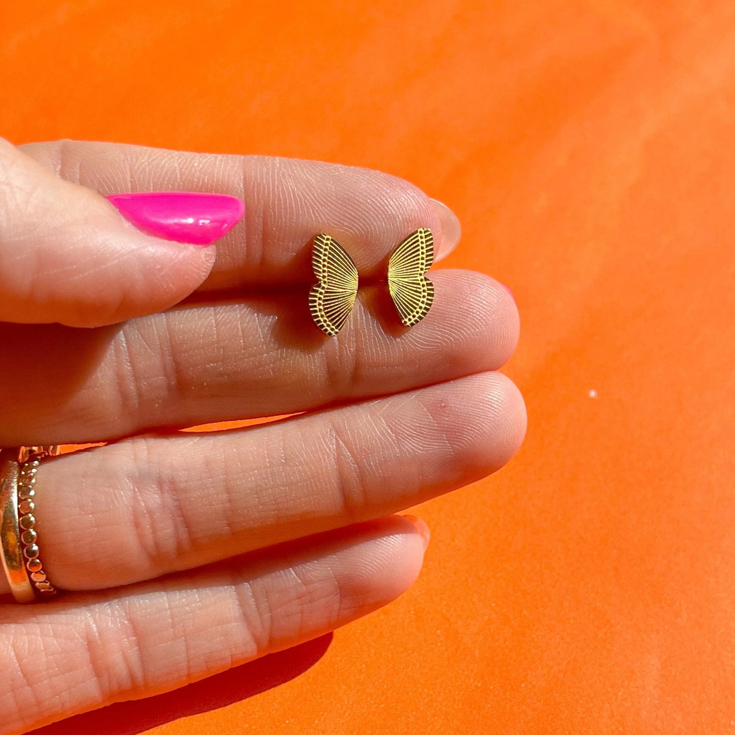 Butterfly Duo Studs