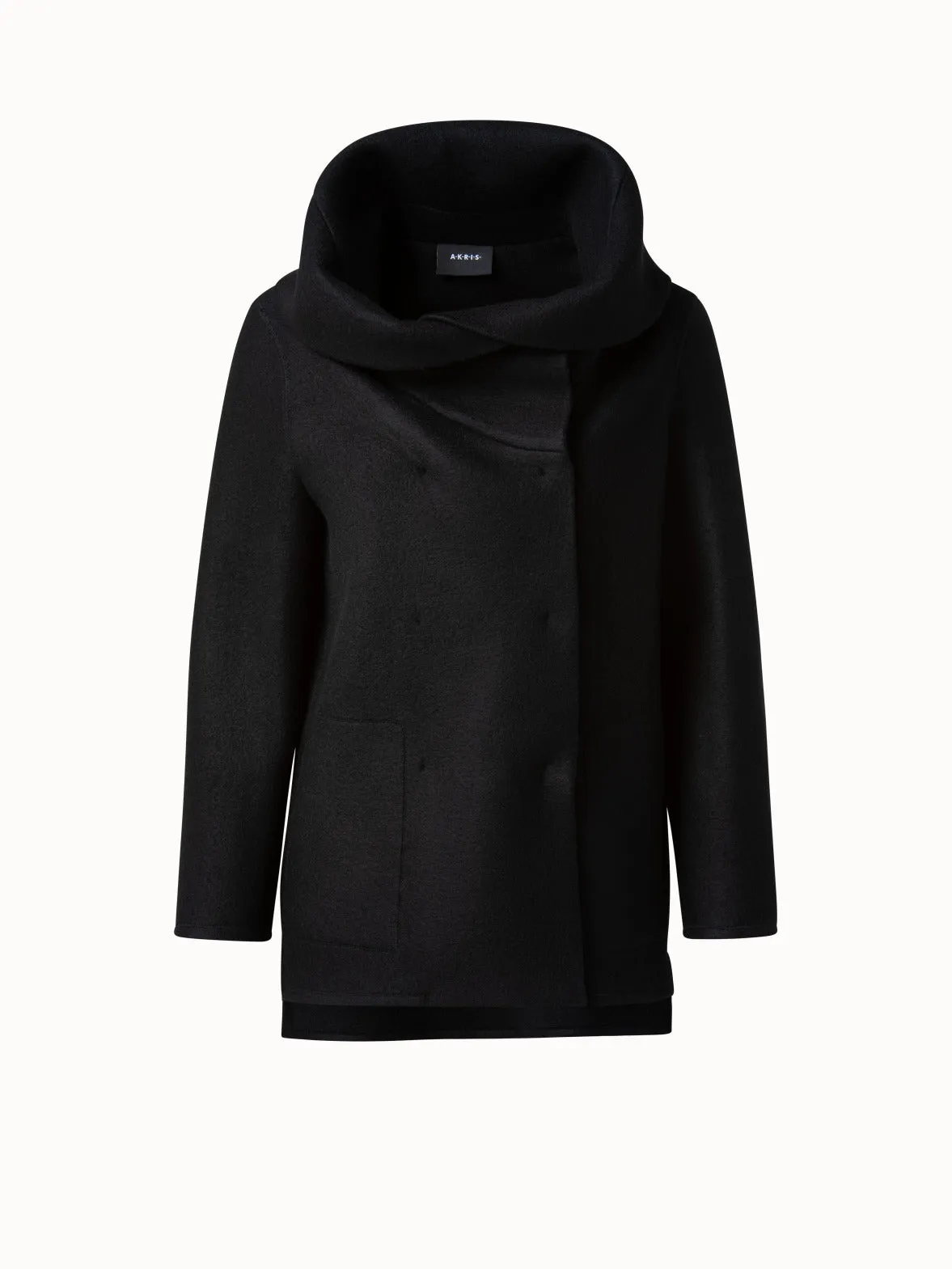 Cashmere Jersey Cocoon Jacket