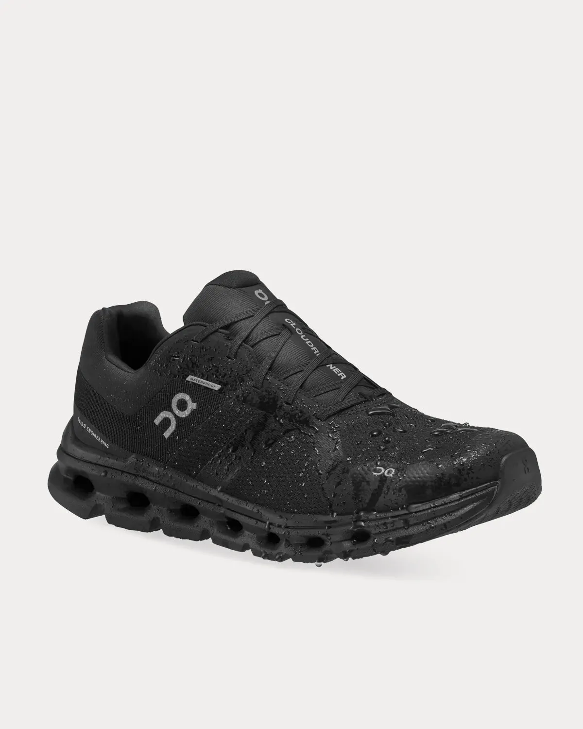 Cloudrunner Waterproof Black / Black Running Shoes