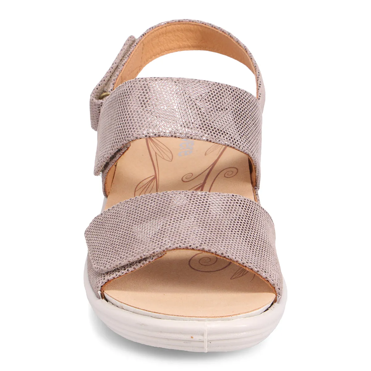 Como Backstrap Sandal Metallic