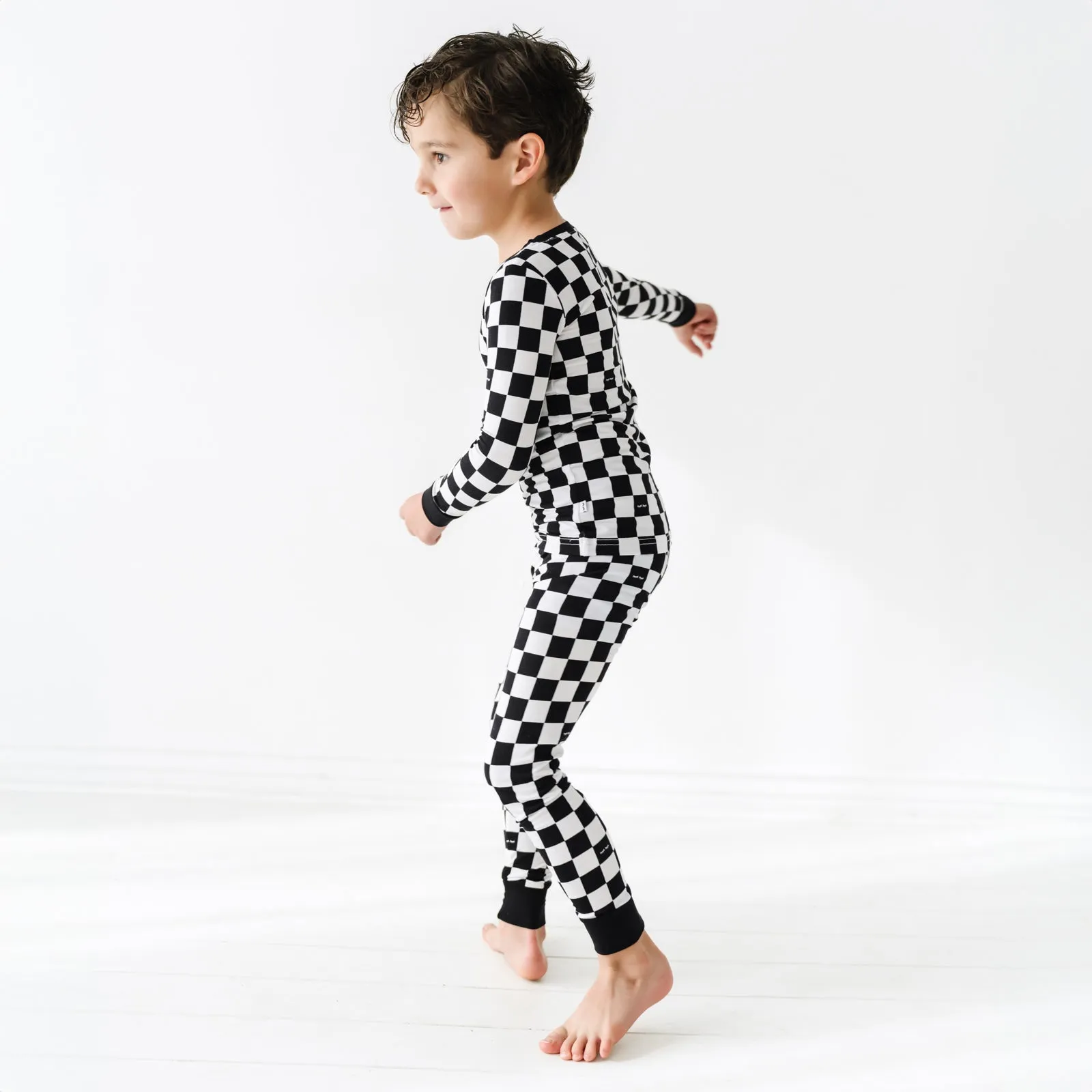 Cool Checks Two-Piece Pajama Set