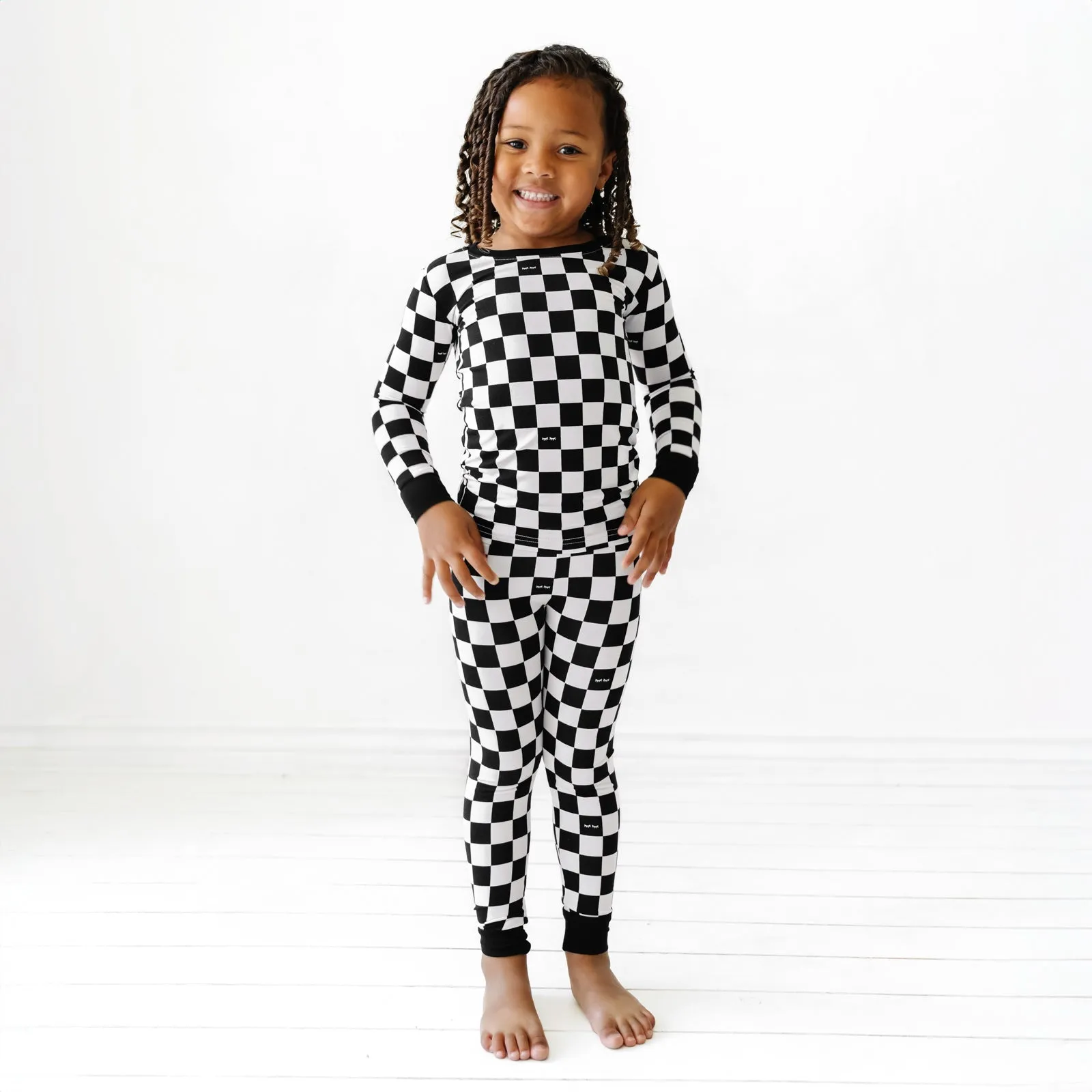 Cool Checks Two-Piece Pajama Set