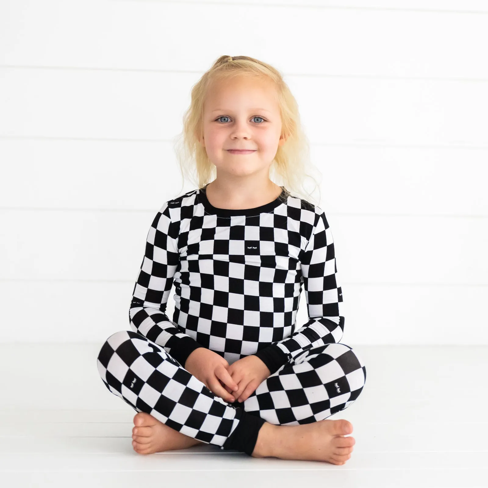 Cool Checks Two-Piece Pajama Set