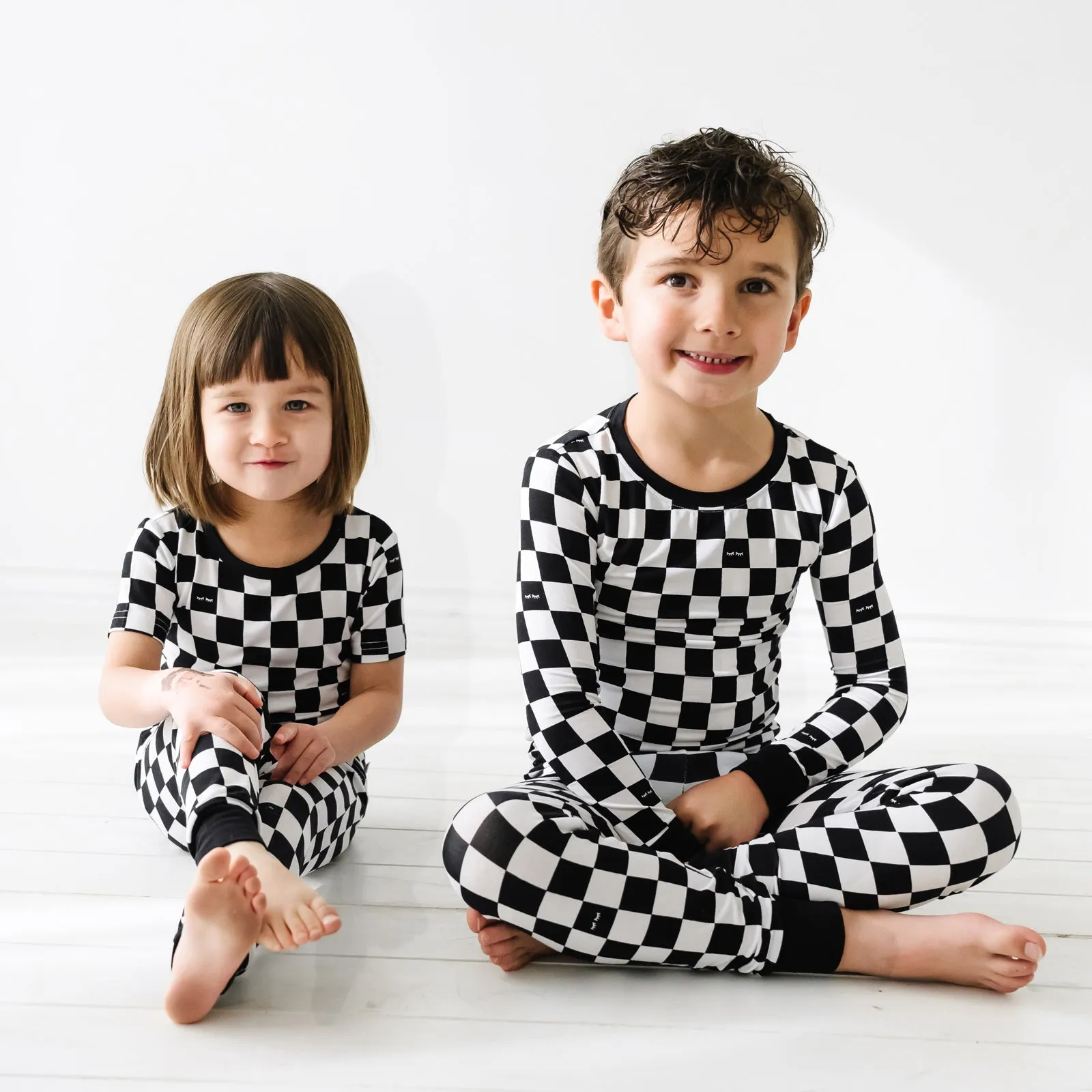 Cool Checks Two-Piece Pajama Set