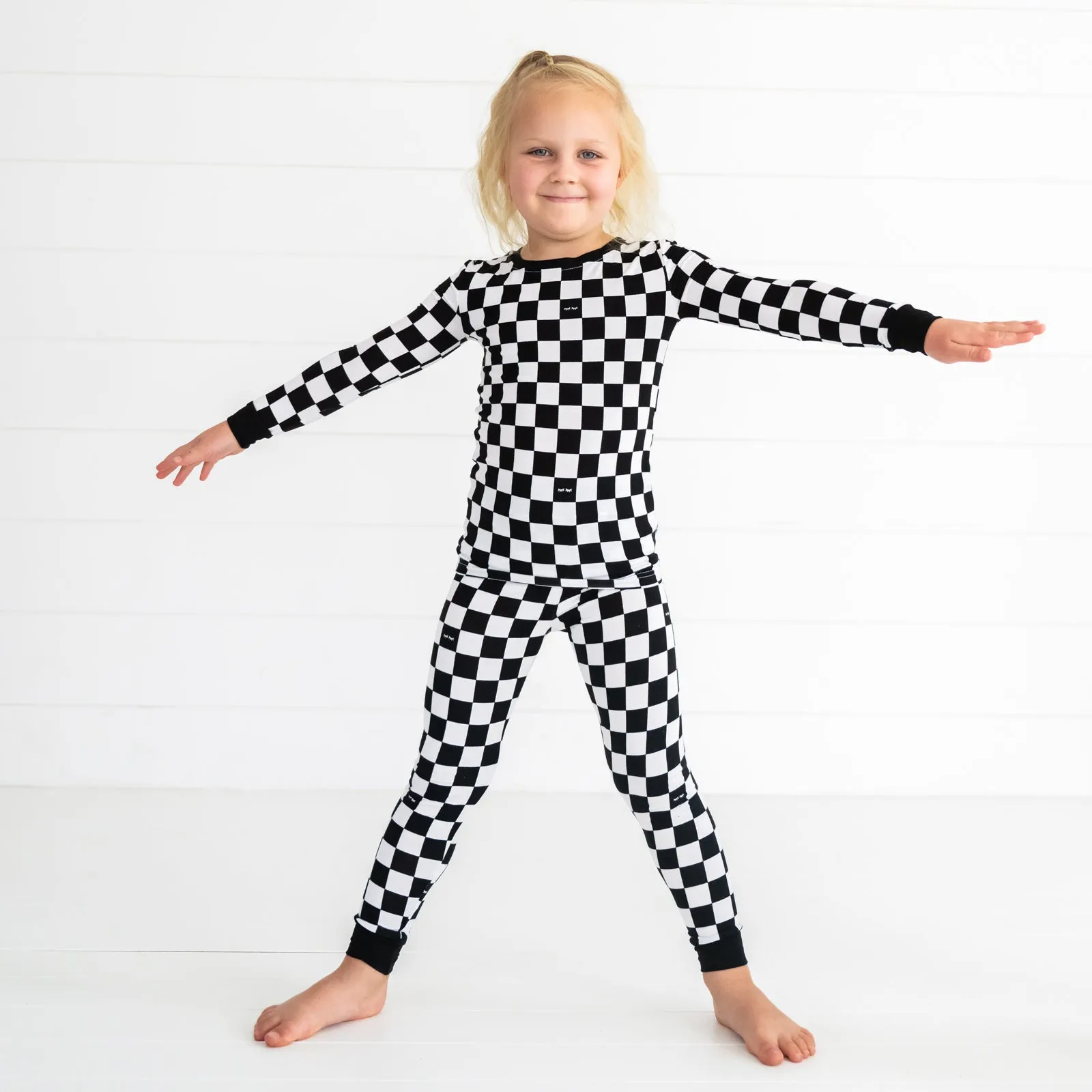 Cool Checks Two-Piece Pajama Set