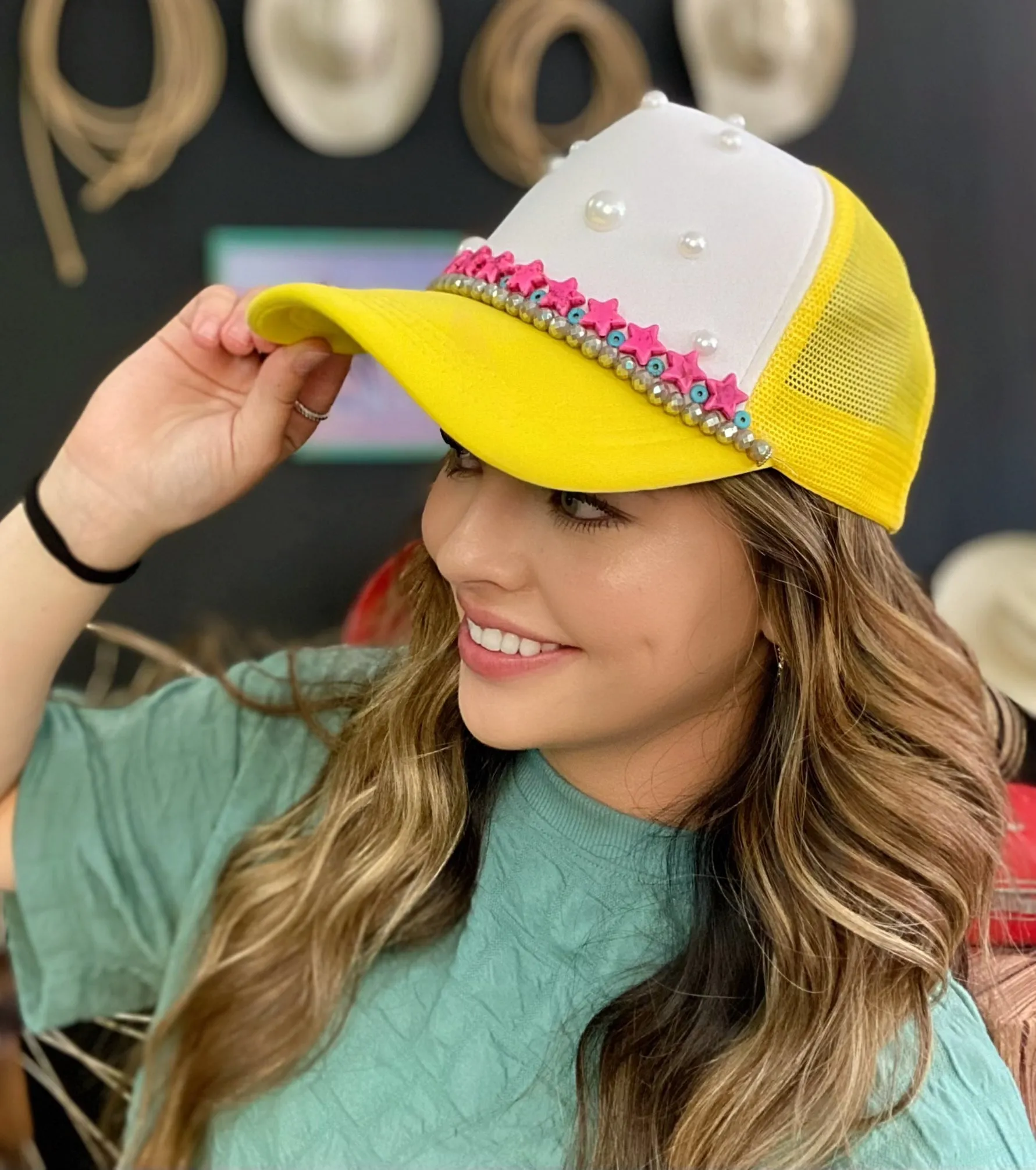 Customized Trucker Girl Cap - #7