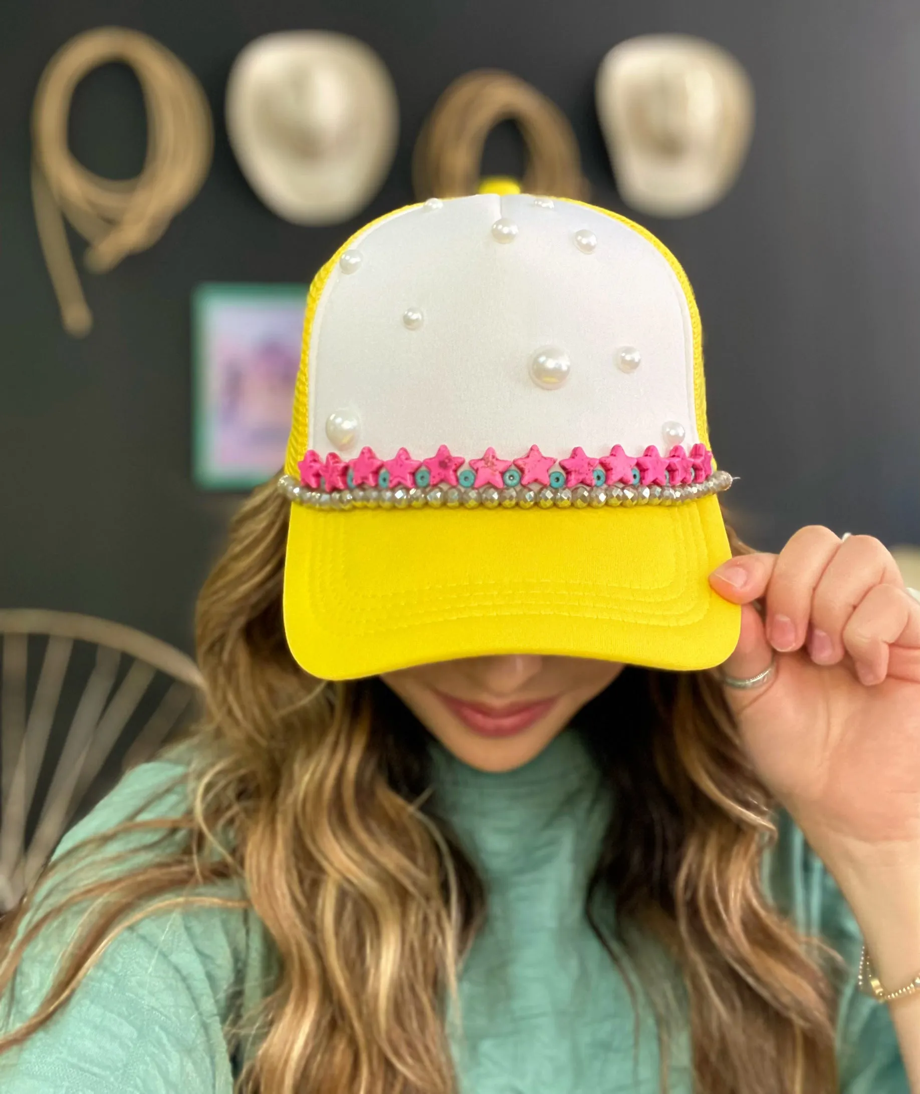 Customized Trucker Girl Cap - #7