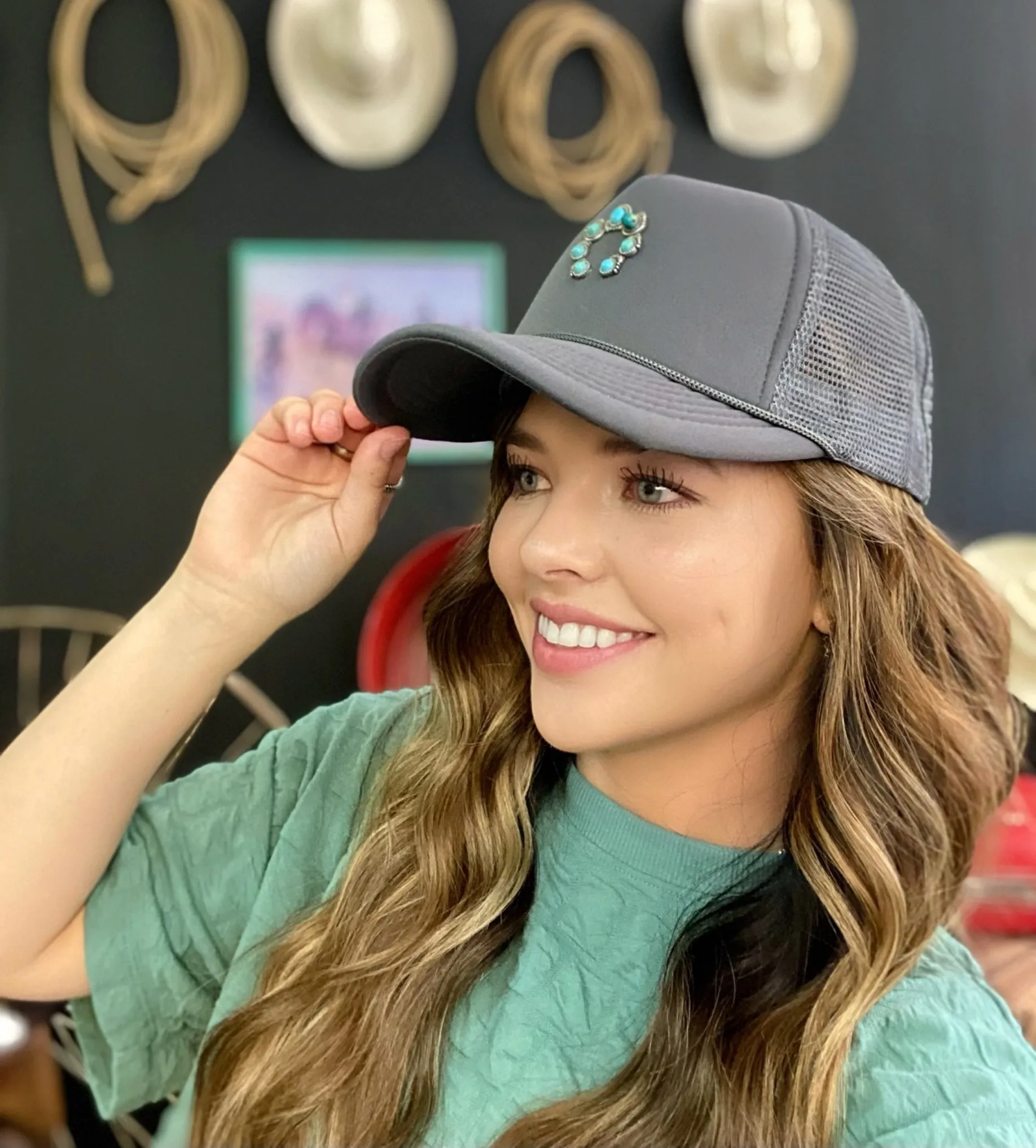 Customized Trucker Girl Cap - #8