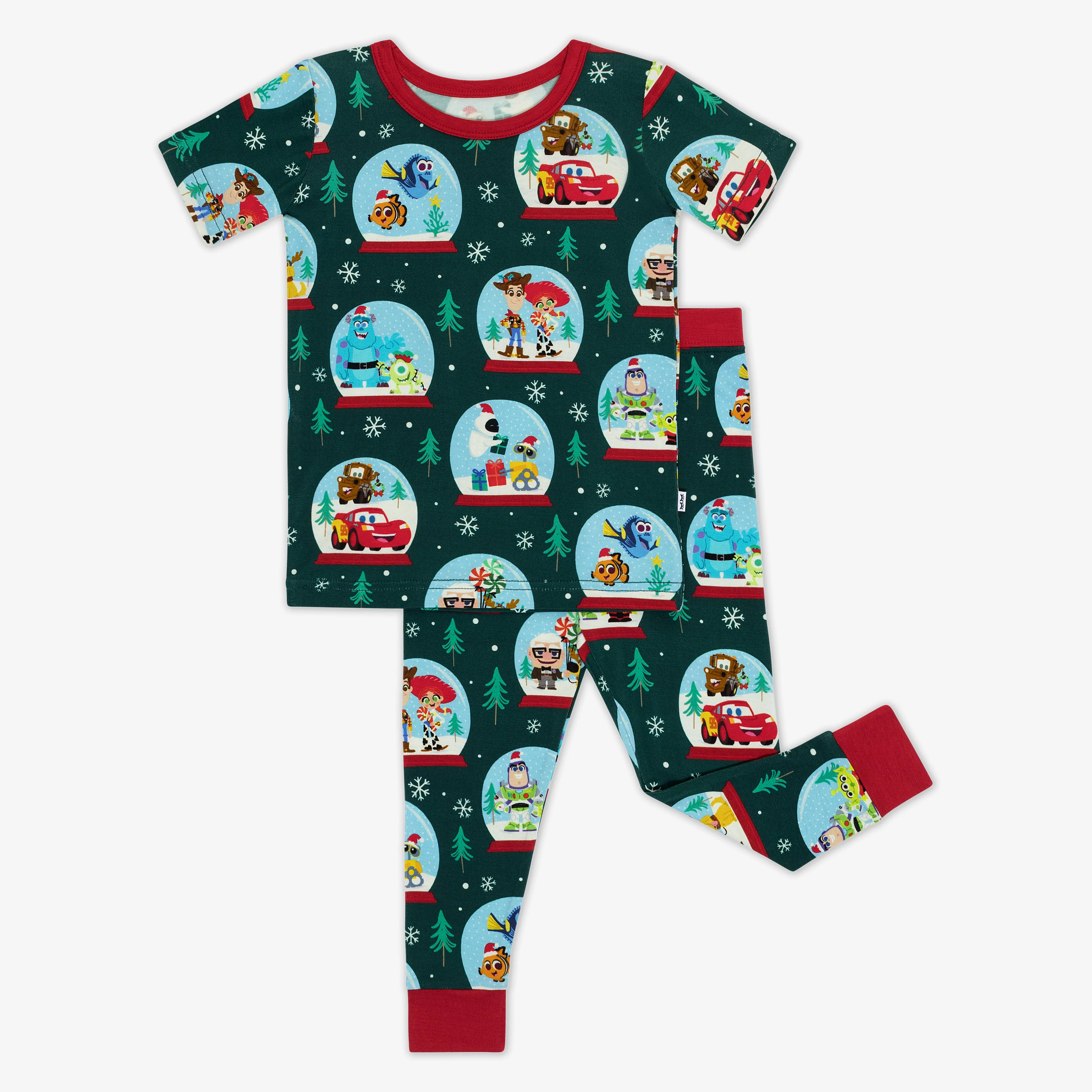 Disney A Very Pixar Christmas Two-Piece Short Sleeve Pajama Set