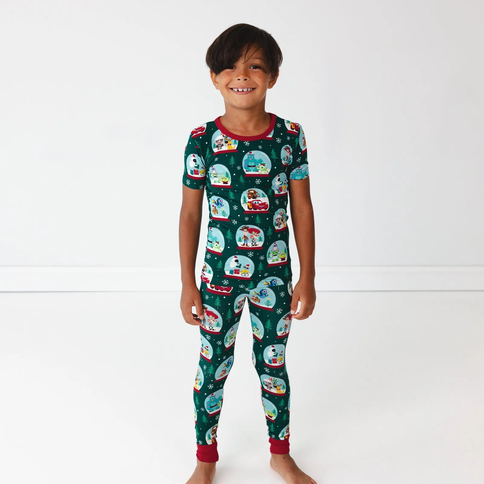 Disney A Very Pixar Christmas Two-Piece Short Sleeve Pajama Set