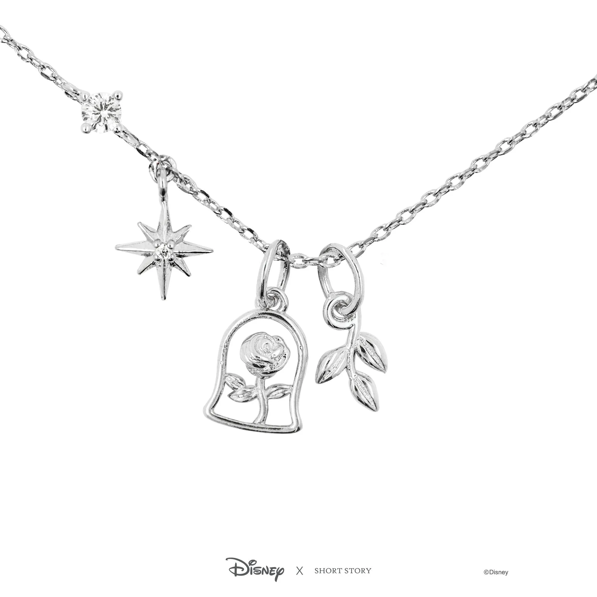 Disney Necklace Beauty and the Beast