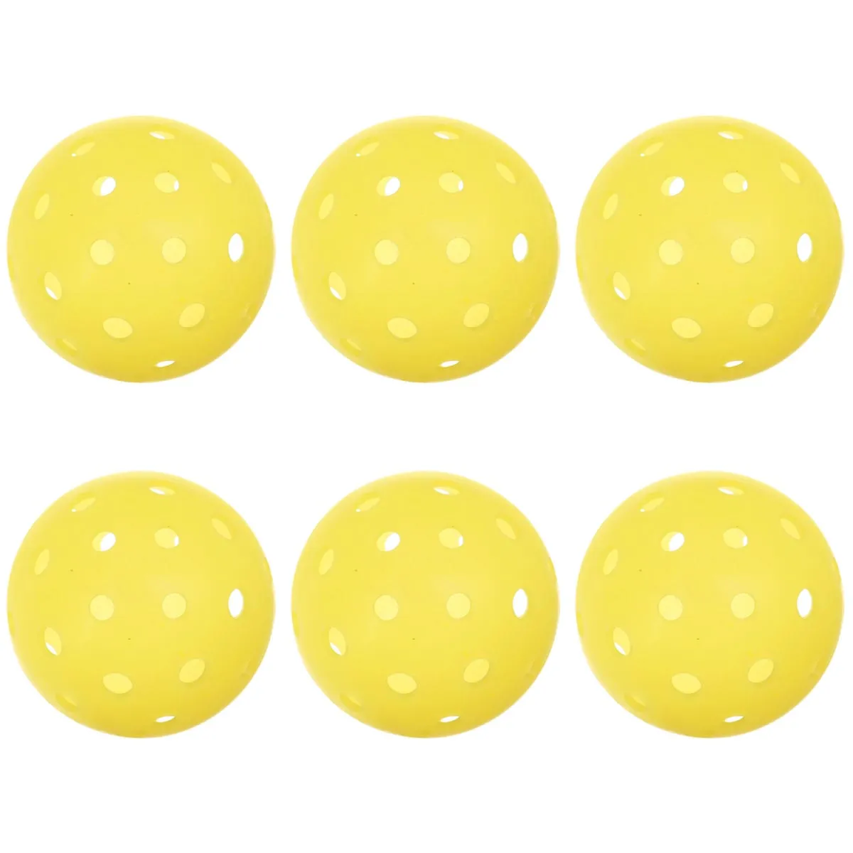 Dura Fast 40 Outdoor Pickleball - Yellow (Pack of 6)