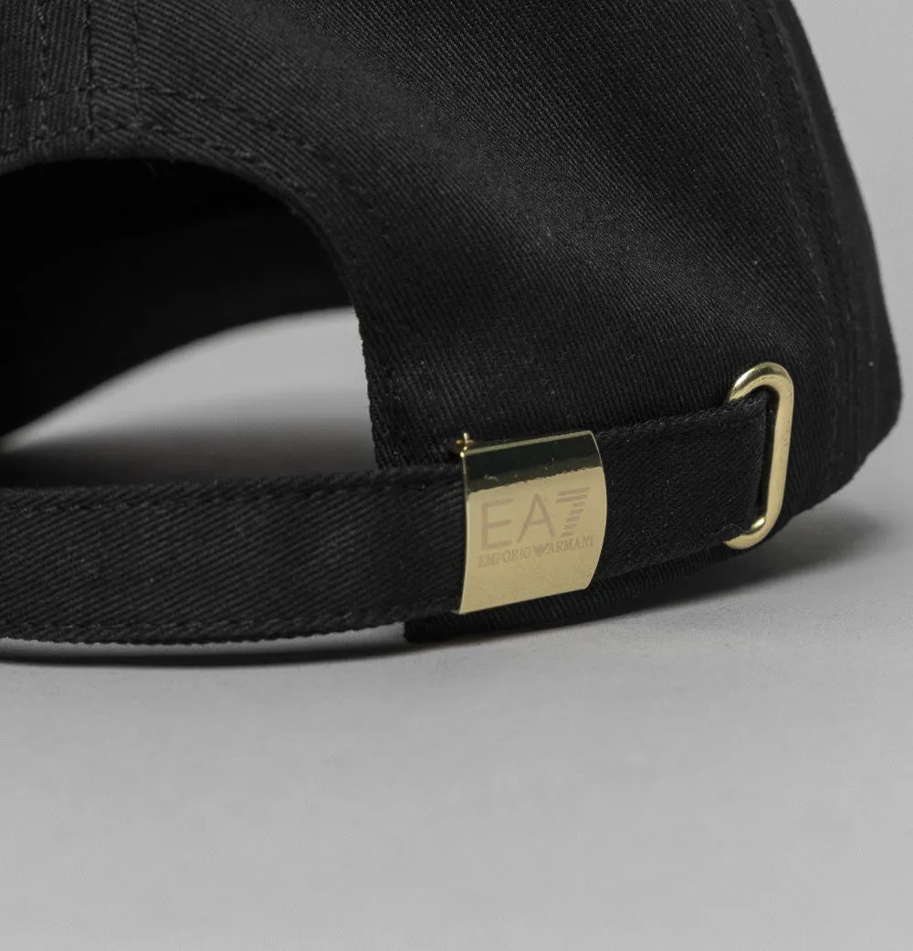 EA7 Train Core Cotton Cap Black/Gold