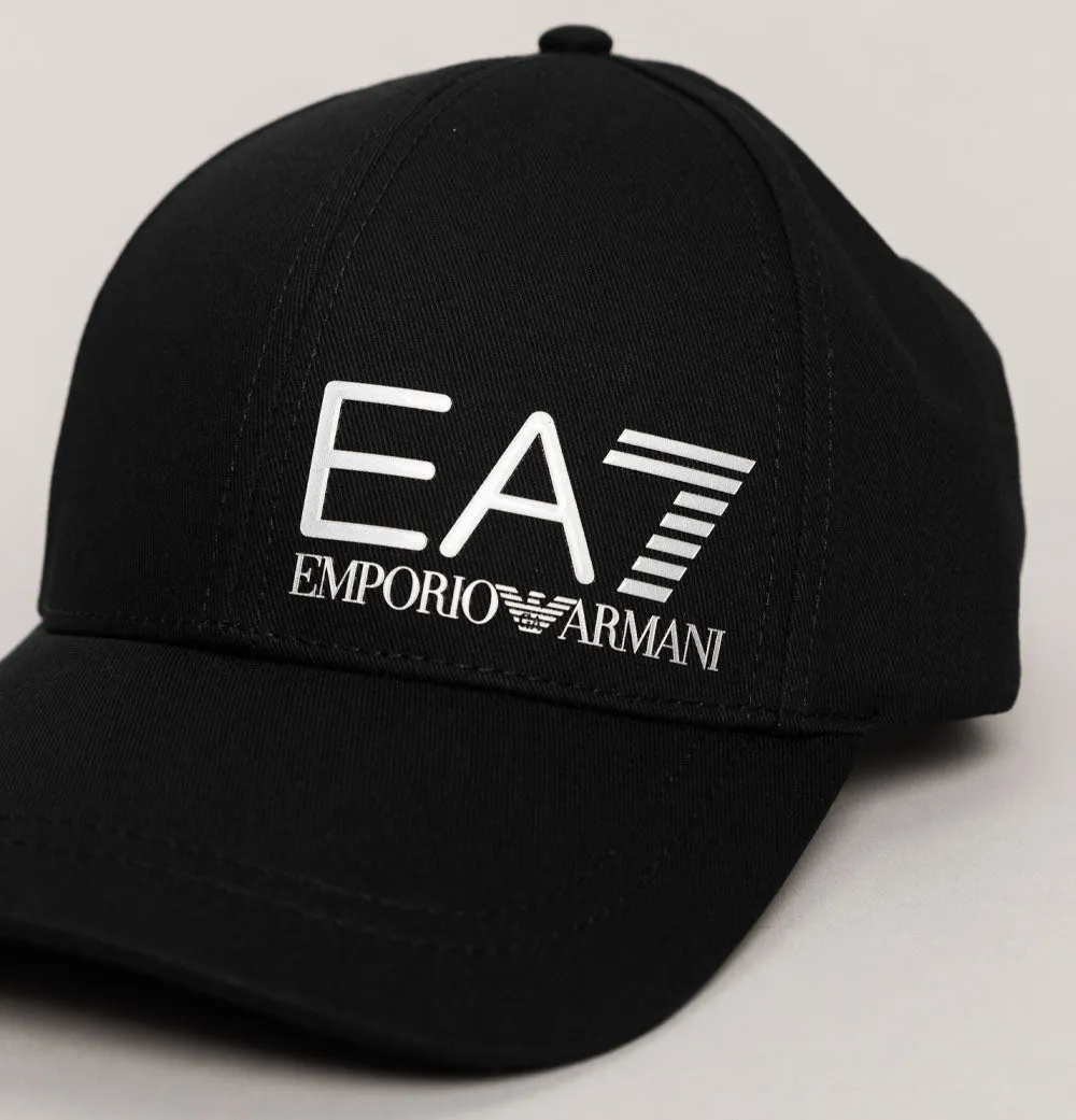 EA7 Train Core Cotton Cap Black/Silver