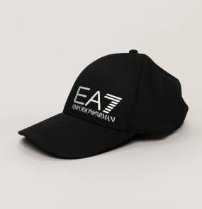 EA7 Train Core Cotton Cap Black/Silver