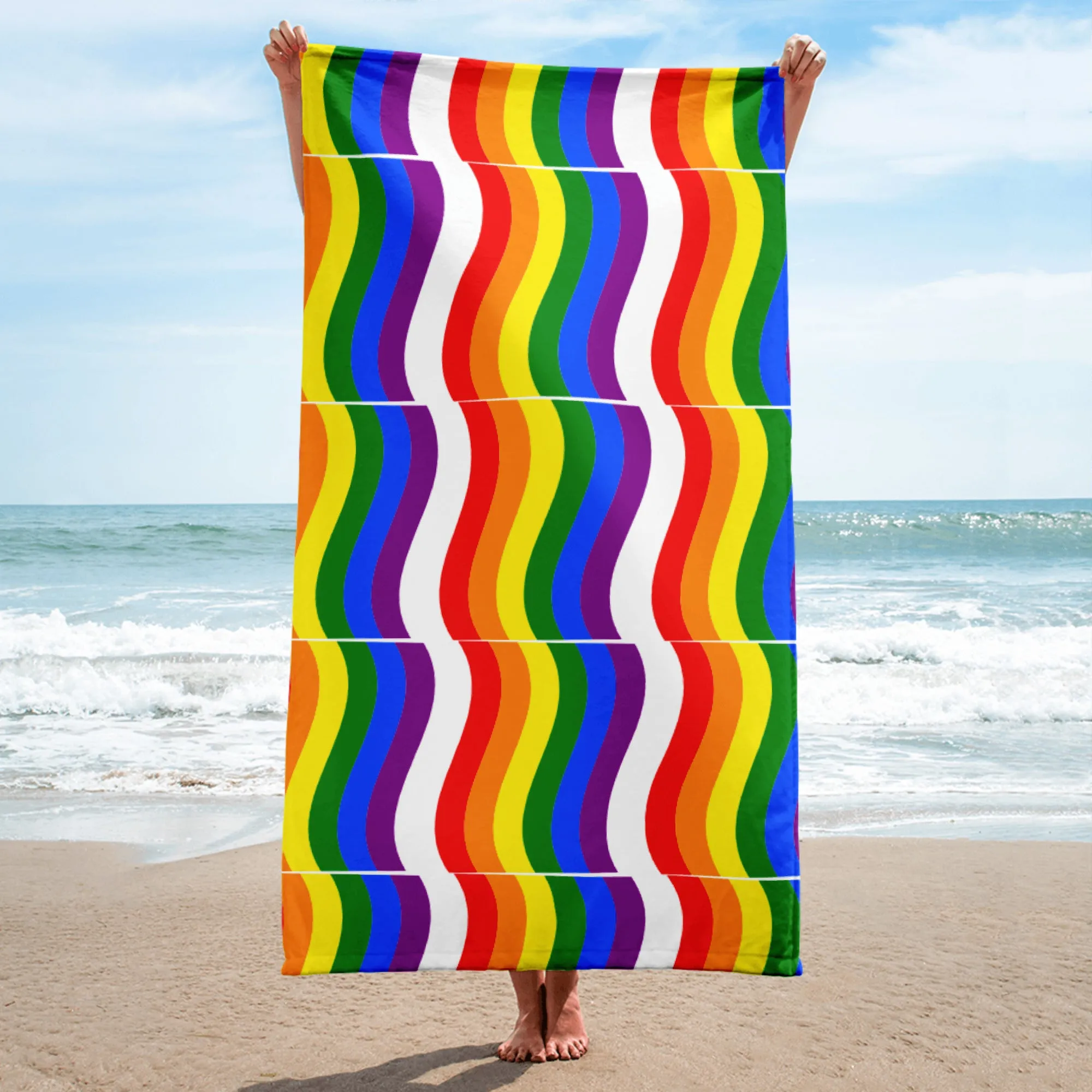 Gay Pride flag Towel